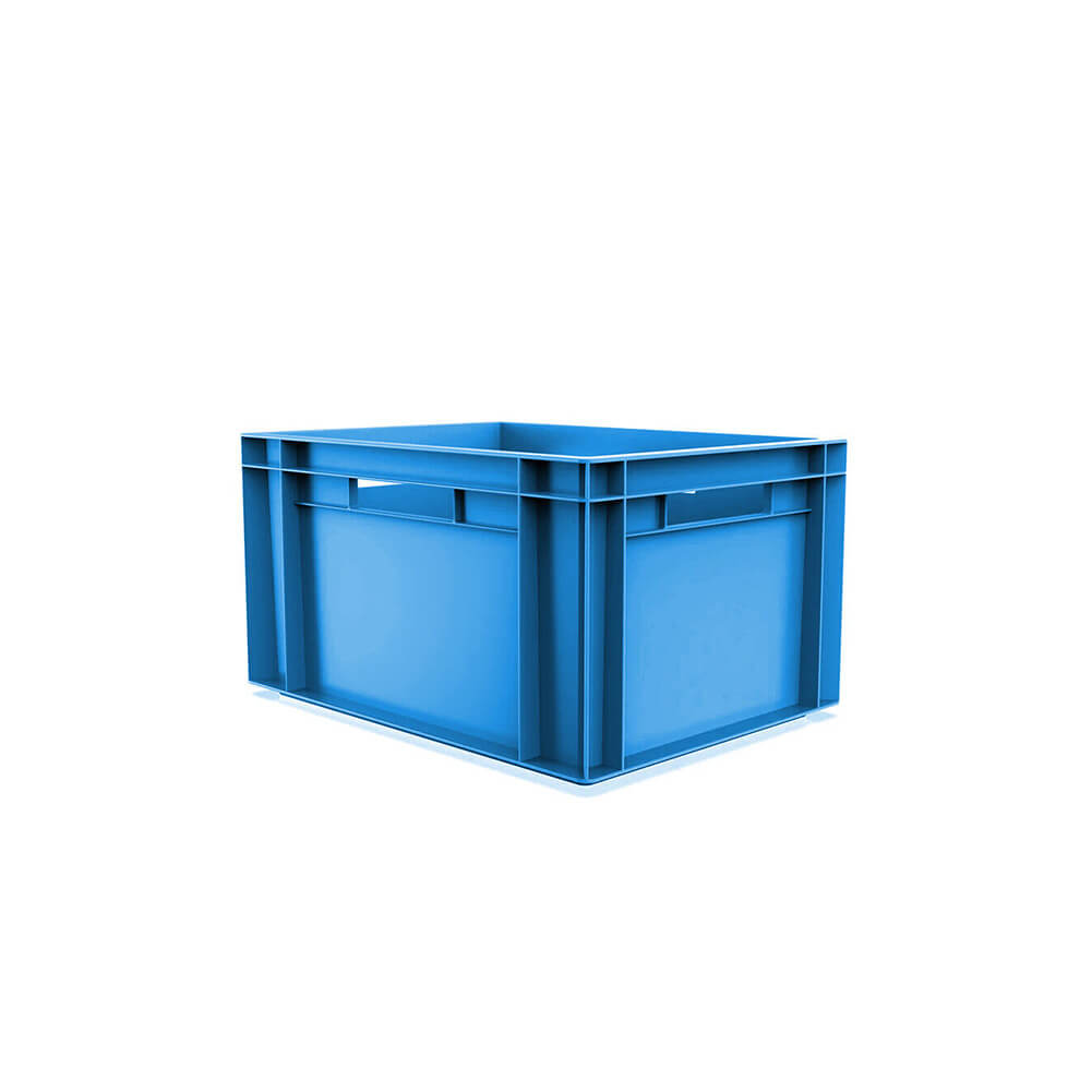 Standard Euro Industrial Plastic Storage Boxes 20 Litre - Heavy Duty Container Crate