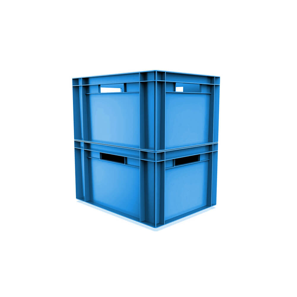 Standard Euro Industrial Plastic Storage Boxes 20 Litre - Heavy Duty Container Crate