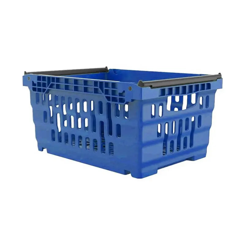 20L Bale Arm Crate 300x400x200mm – Heavy-Duty Storage Box -  Blue