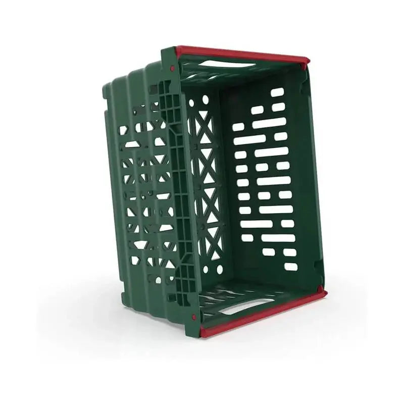 20L Bale Arm Crate 300x400x200mm – Heavy-Duty Storage Box -  Green