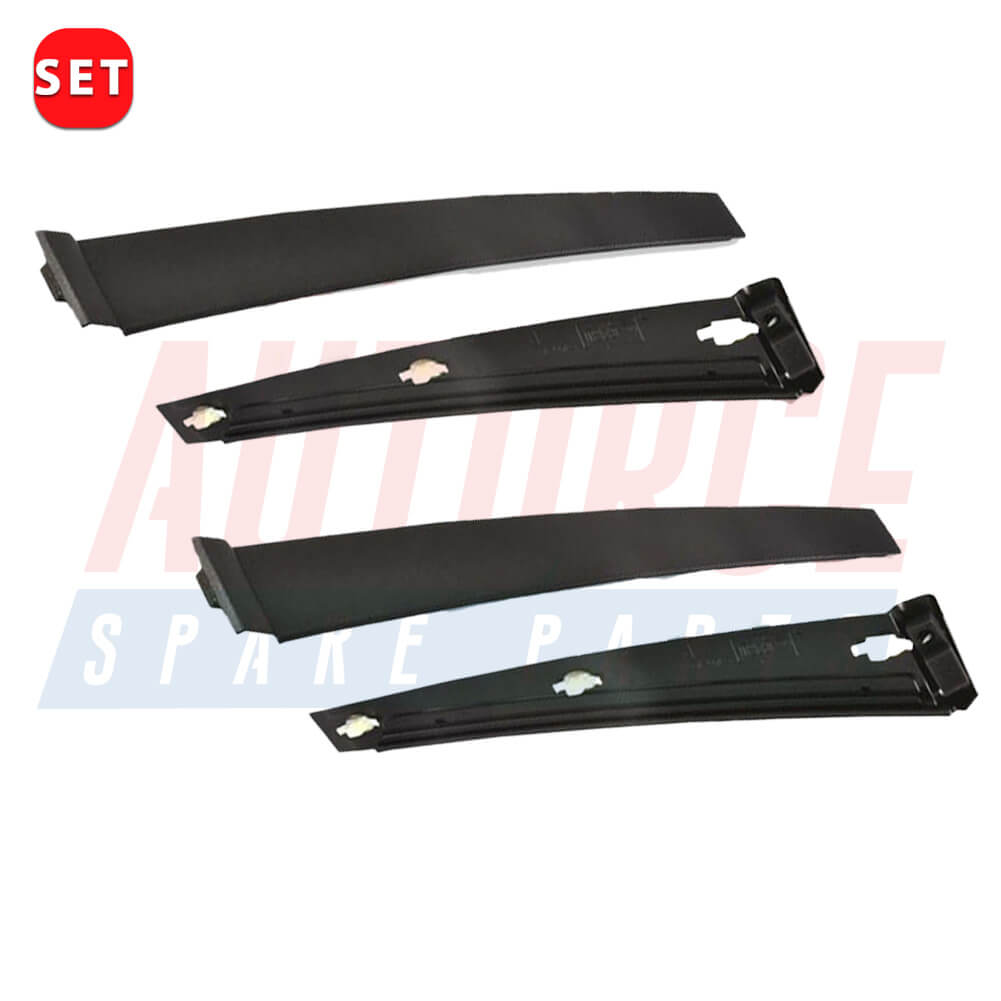 Door Pillar Moulding Trim Set Panel For Ford 7N11N25458AA 