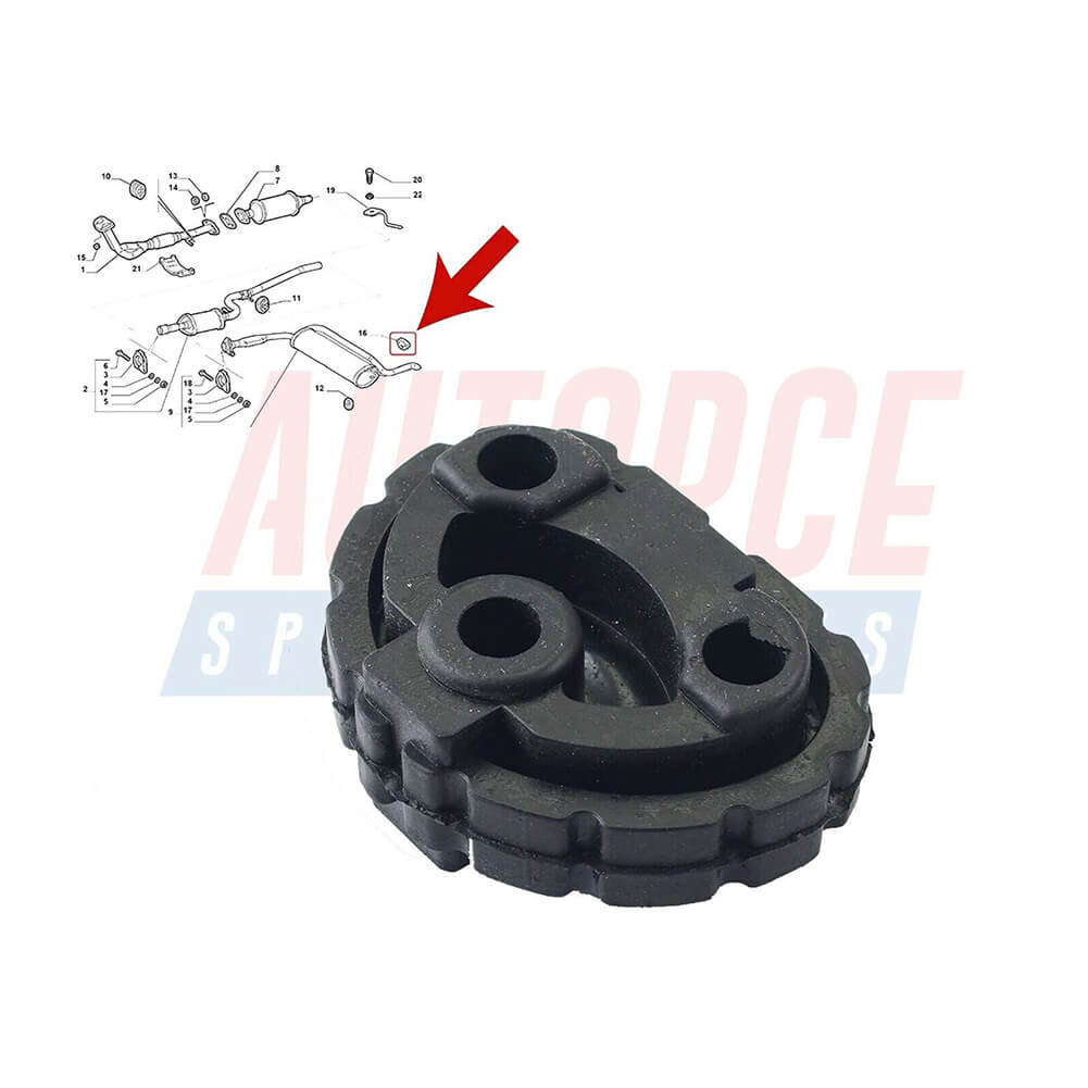 Exhaust Rubber Holder Bracket For CITROEN 1755.K8, 1755.E8 