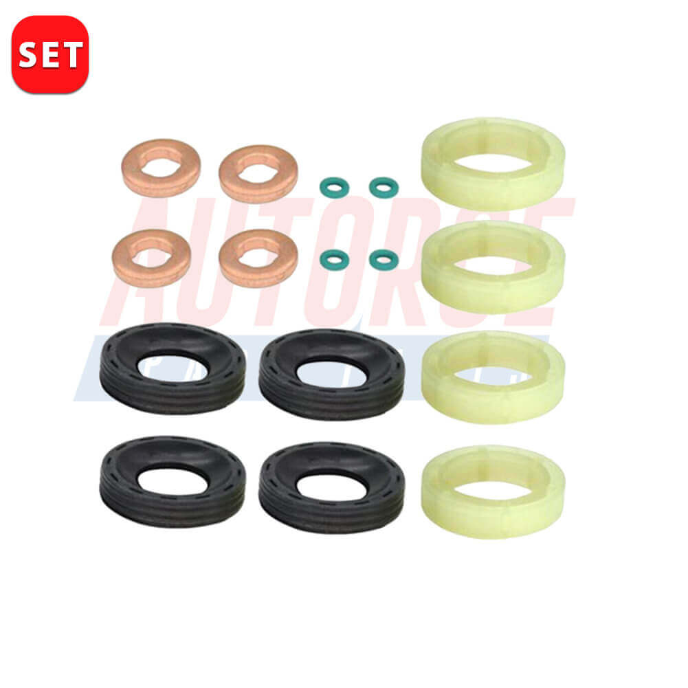  Fuel Injector Seal Washer Oring Kit For PEUGEOT 198185, 198263