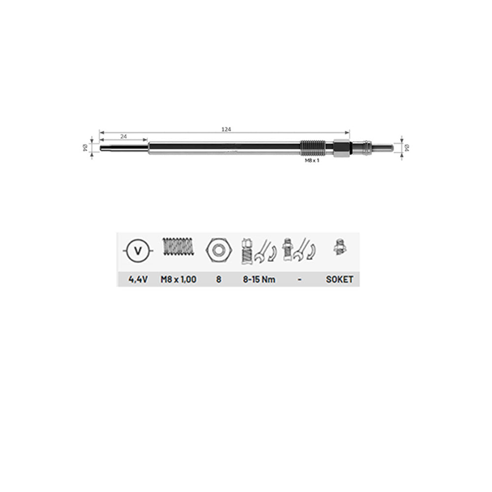 A0011597101 Heater Glow Plugs For MERCEDES 