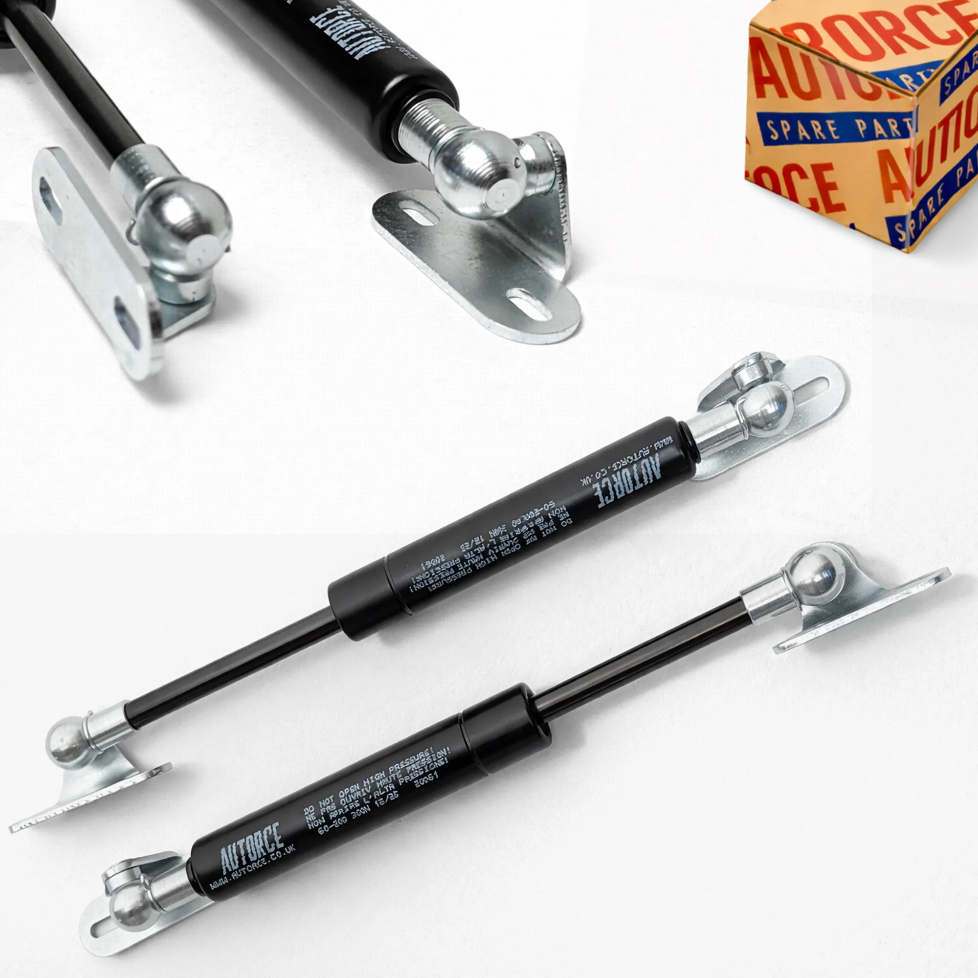 500mm gas spring pair 600N for equipment lids supporting 60–110kg lid weight range