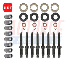 Injector Stud Nut Seal Washer Oring Kit For CITROEN 1981.85, 1982.63, 1233685 