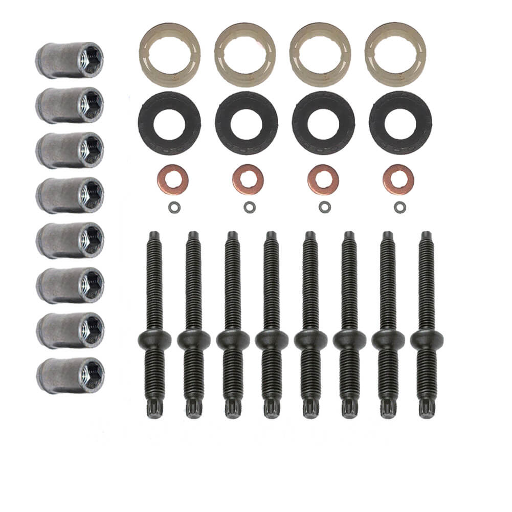 1981.85, 1982.63, 1233685 Injector Stud Nut Seal Washer Oring Kit For CITROEN