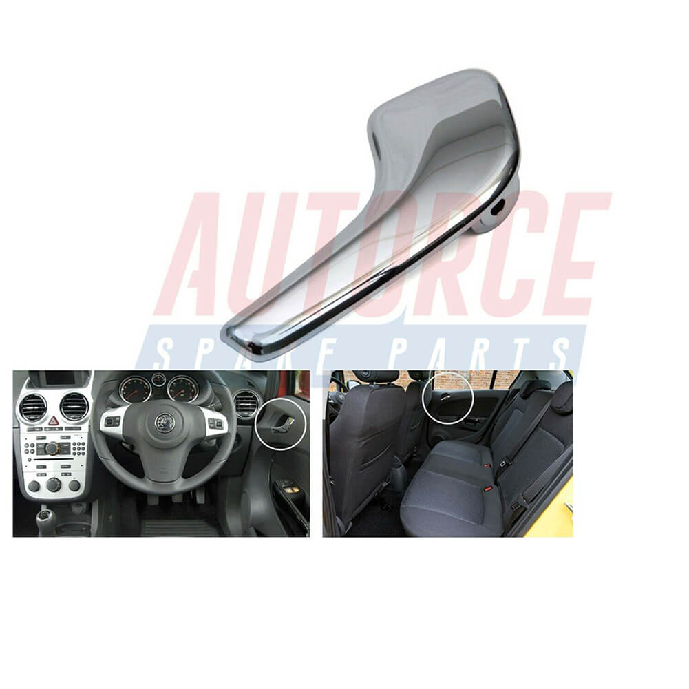 Interior Right Door Handle Pin Chrome For Opel Corsa D For Vauxhall Corsa D (2006 - 2014) 13297814, 136045