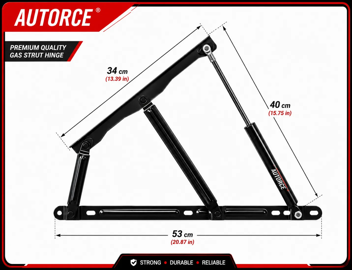 Controlled Opening Force | 540mm Open Length Design