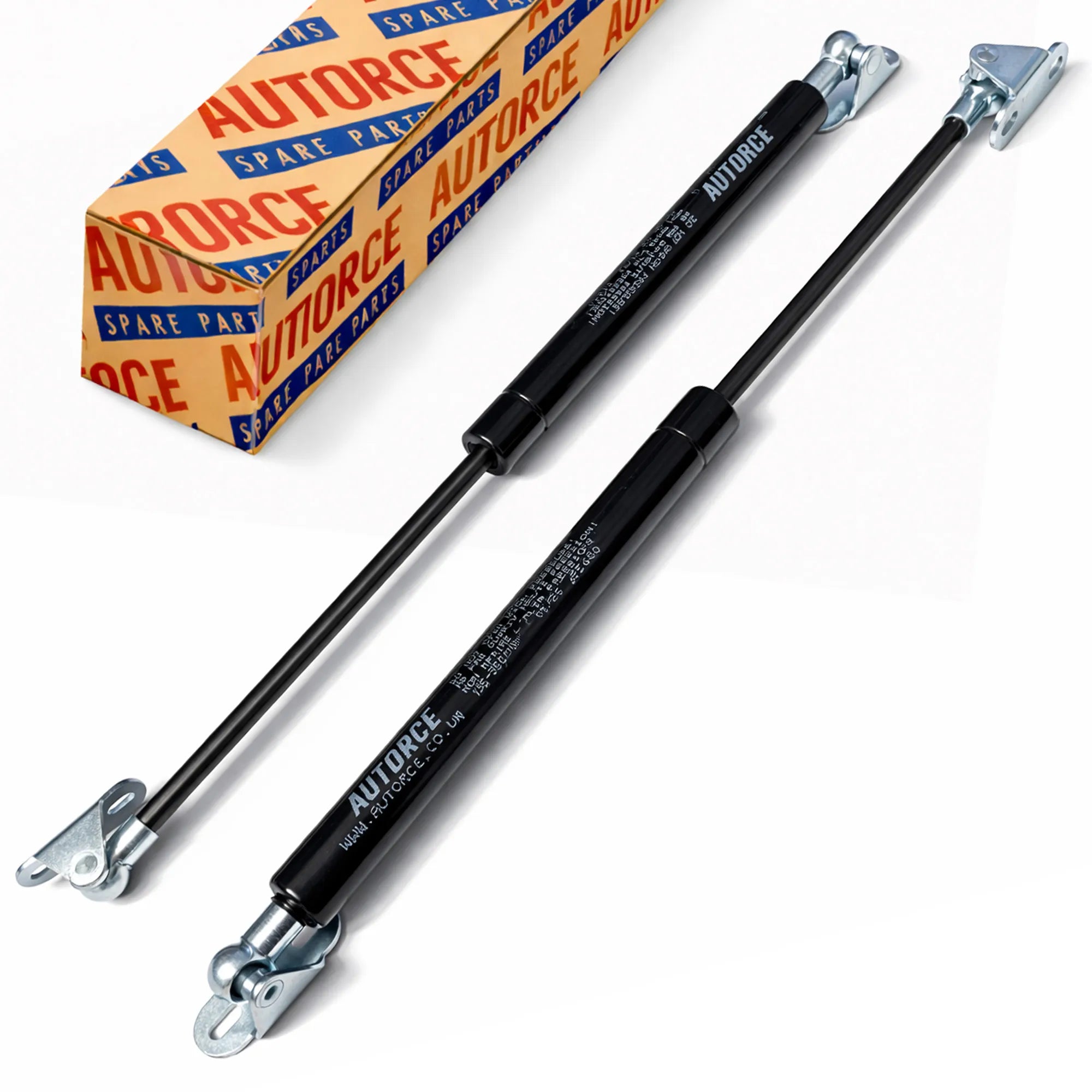 Reinforced L bracket mounting system with 300N 300mm gas struts