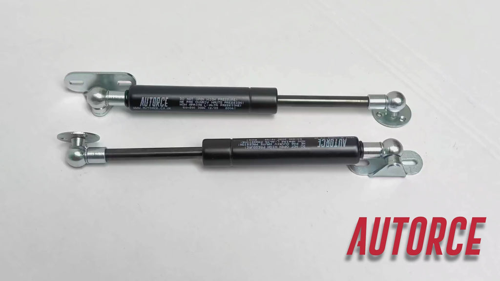 How to Install 300mm 200N Toy Box Soft Close Gas Struts with 10mm Ball Socket and 2x L + 2x Flat Brackets for Controlled Lid Support