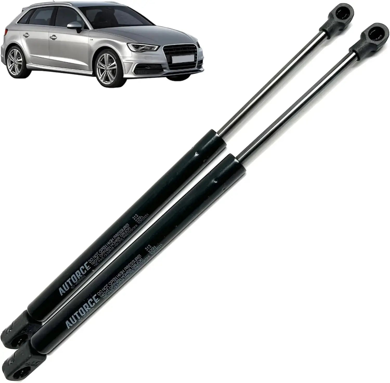 2 Pcs Rear Tailgate Boot Gas Struts For Hyundai i10 Mk1 Mk2 (2007 - Onwards) 360 (N) 465 MM - 817700X000