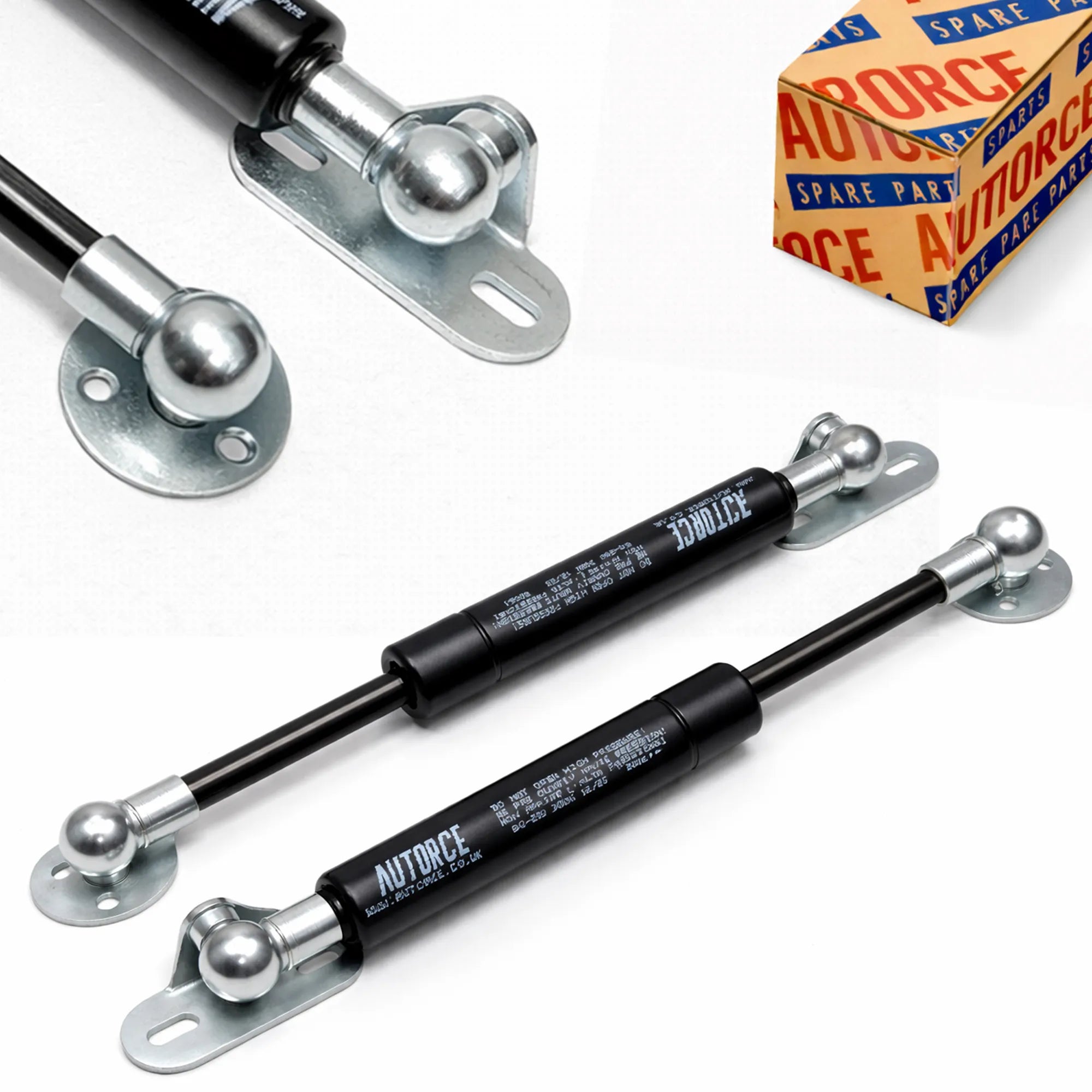 Toy box gas struts installation example – recommended lid depth 650–1000mm