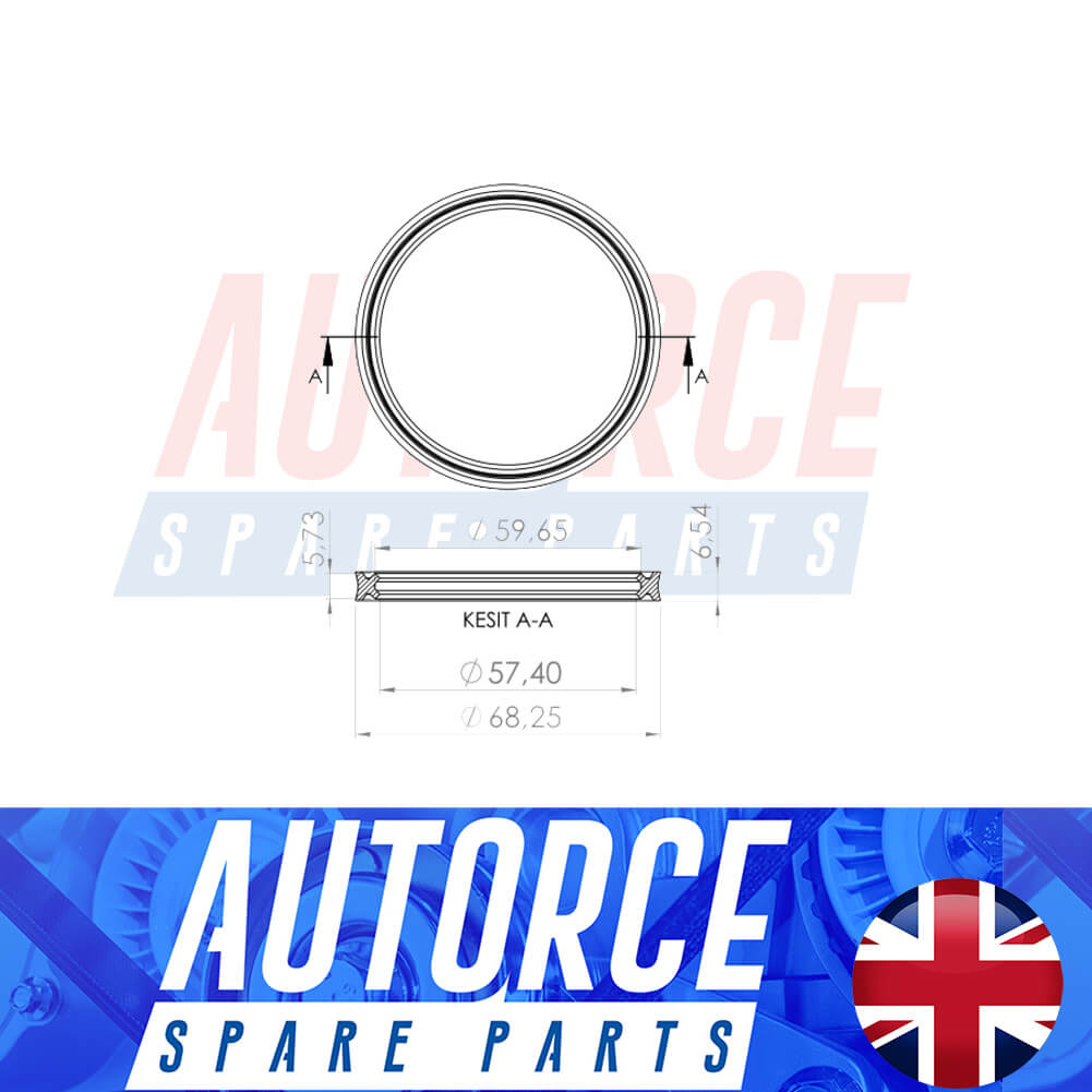 11617790547 Charger Intake Manifold Hose Seal O‑ring Gasket For BMW