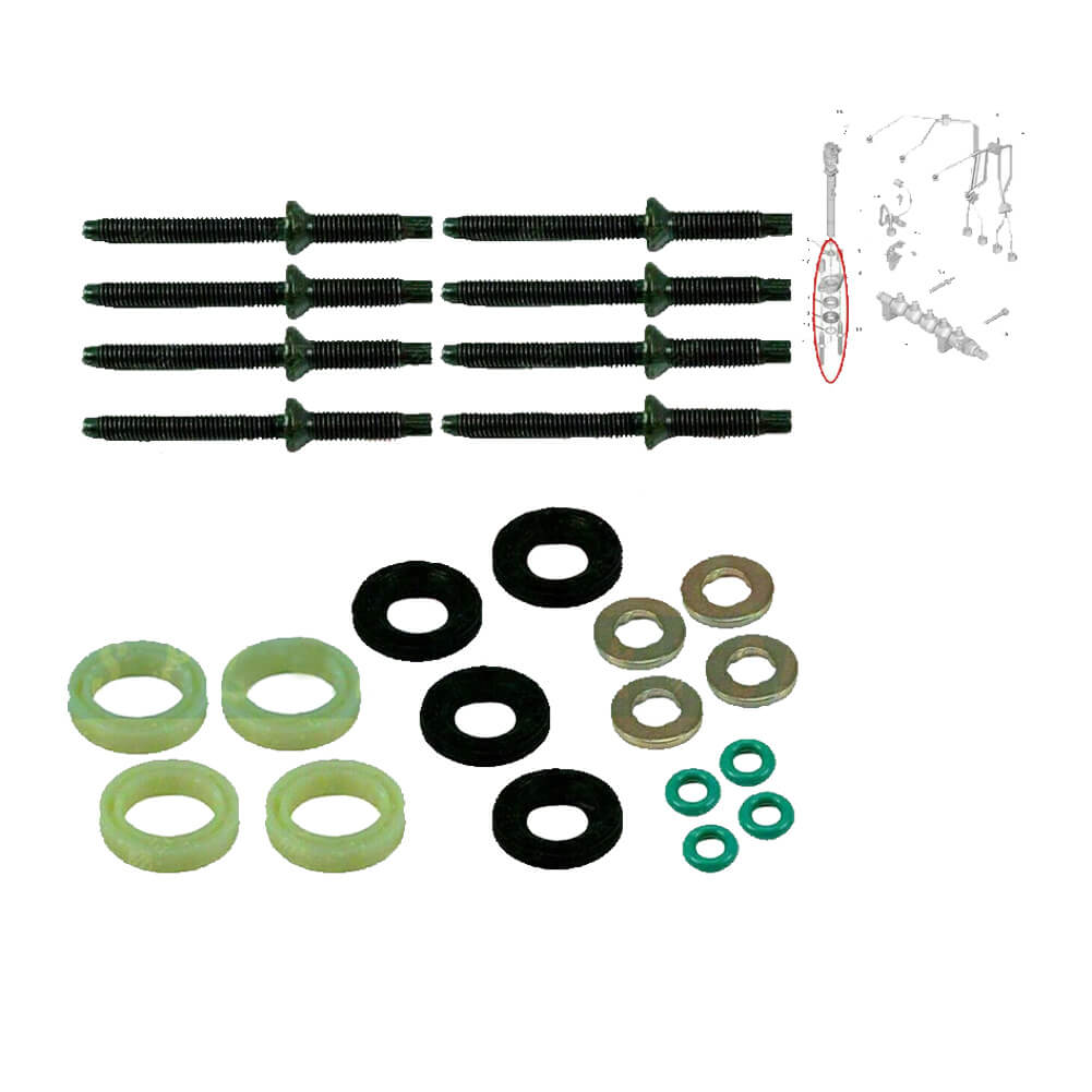 Injector Seal Washer O-Ring Kit For CITROEN 1609848080, 189173