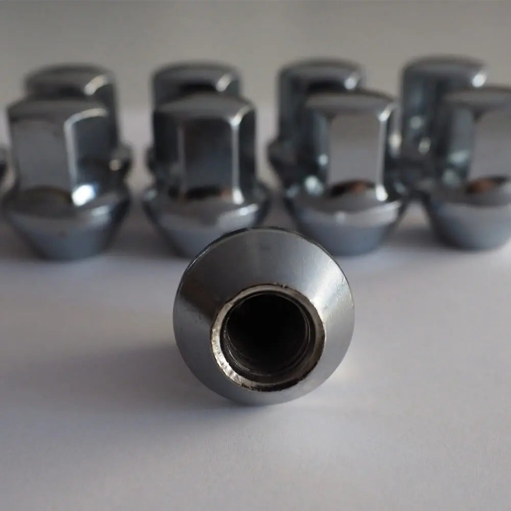 4 Pcs Alloy Wheel Nuts M12 X 1.5 For Volvo C30 S40 V40 V50 - 31200241, 31317466, 8V411K024AA | AUTORCE