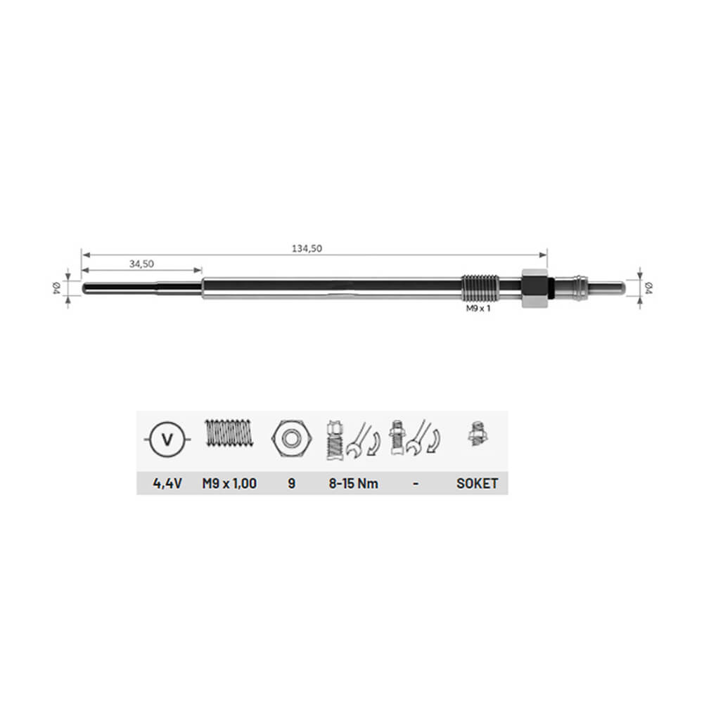 Heater Glow Plugs For VAUXHALL Insignia 55564162